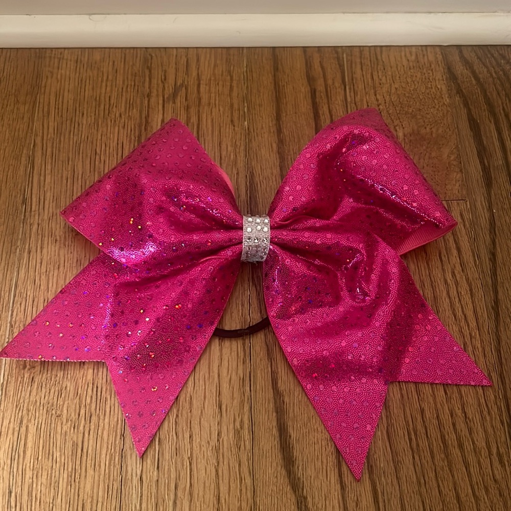 Pink Cheer Bow